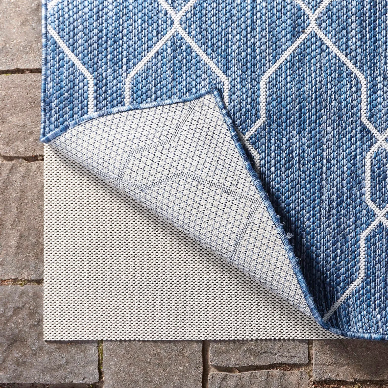 2' x 8' Eco Runner Area Rug Pad Floor Protection Pad for Under Rugs & Carpet Non-Slip Durable Rubber Underlayment - RECTANGLE RUNNER