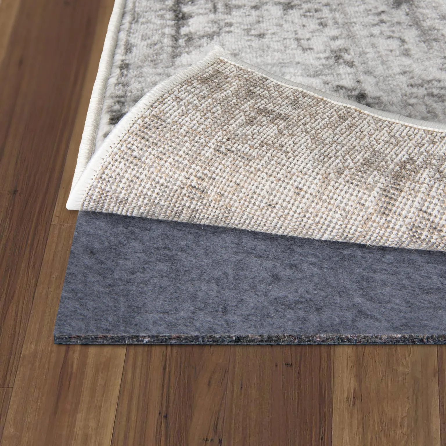 5' x 5' Luxe Square Area Rug Pad Floor Protection Pad for Under Rugs & Carpet - SQUARE SHAPE Sound Dampening Underlayment Cushion