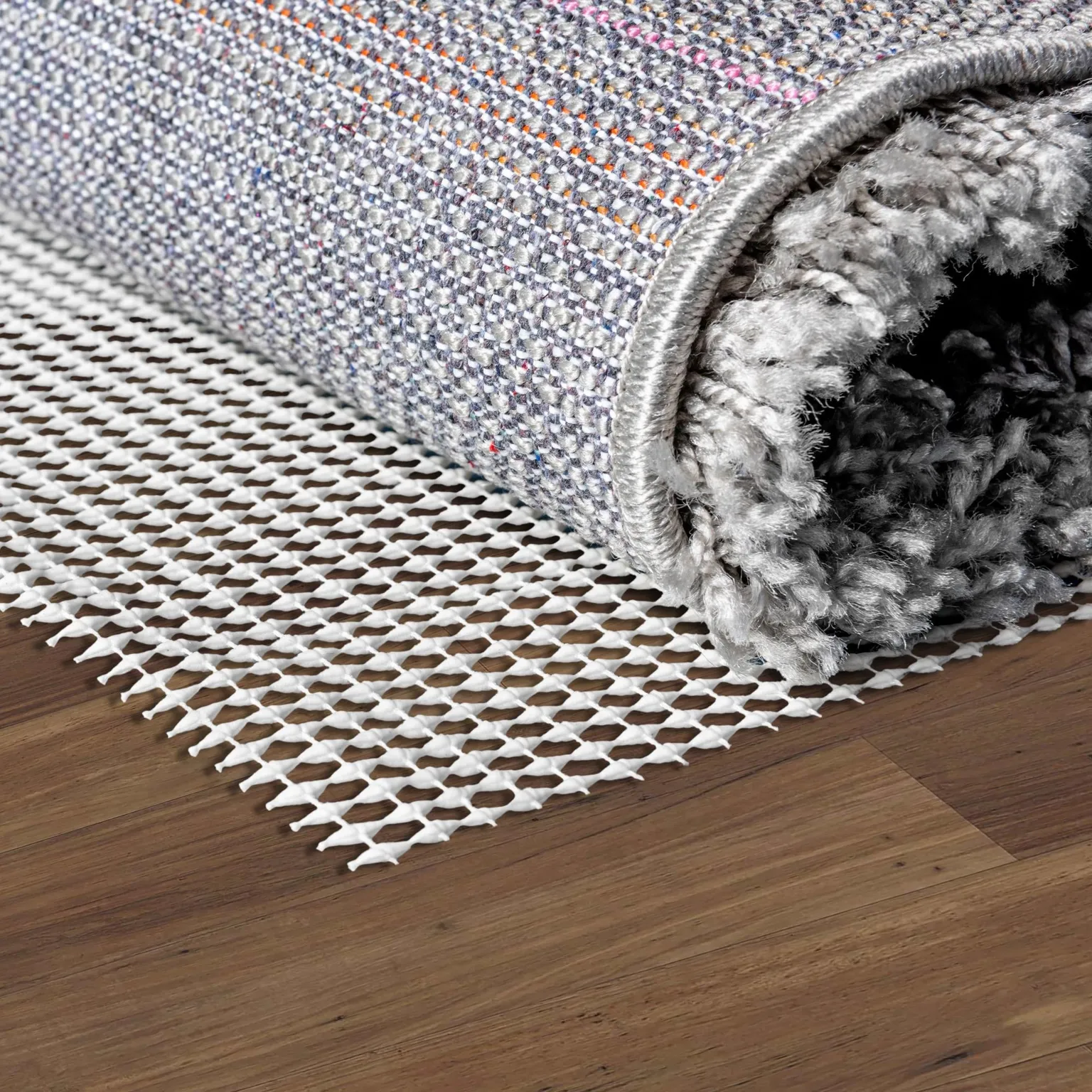 3' x 5' Non-Slip Oval Area Rug Pad Floor Protection Pad for Under Rugs & Carpet - OVAL SHAPE