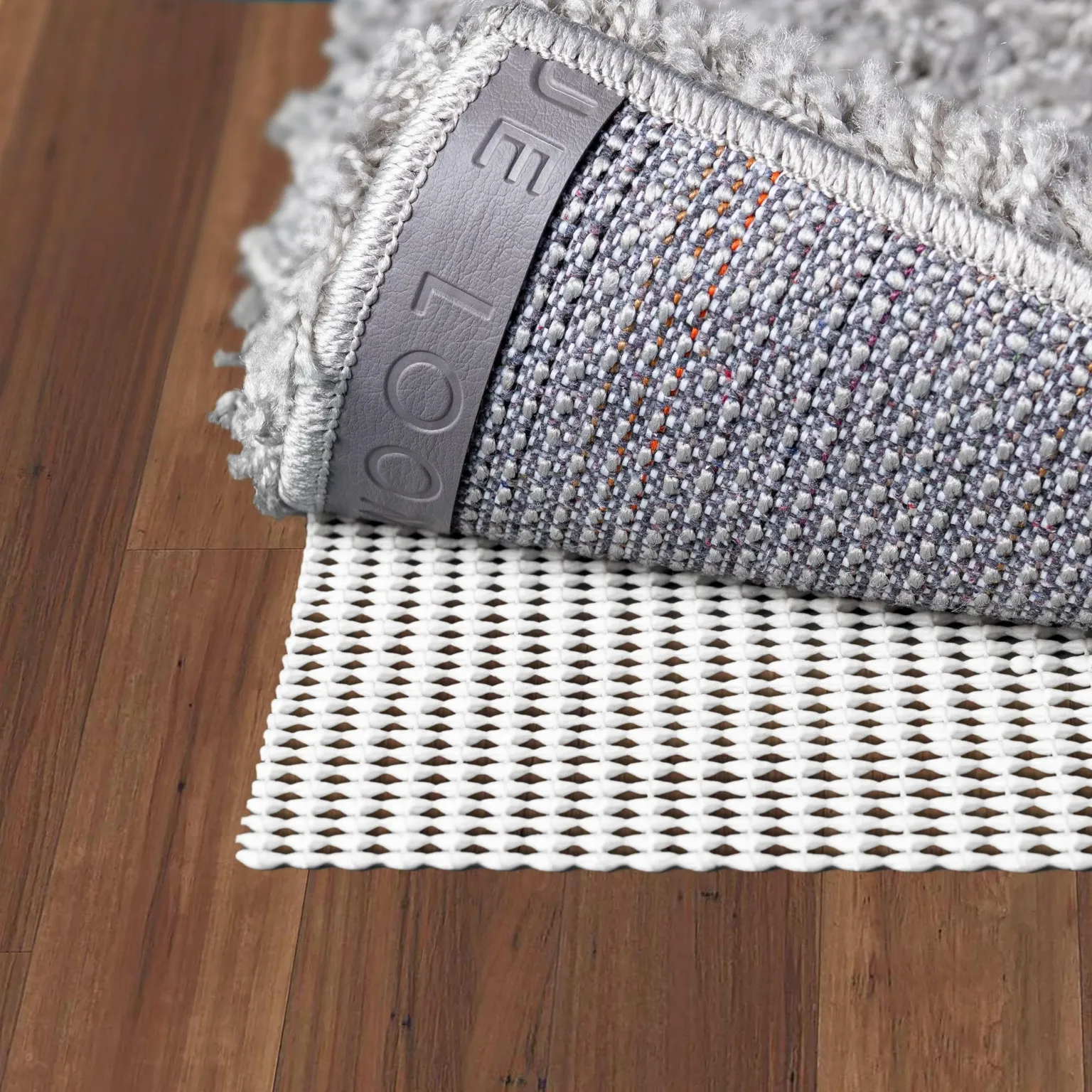 2' x 7' 10 Non-Slip Runner Area Rug Pad Floor Protection Pad for Under Rugs & Carpet - RECTANGLE RUNNER