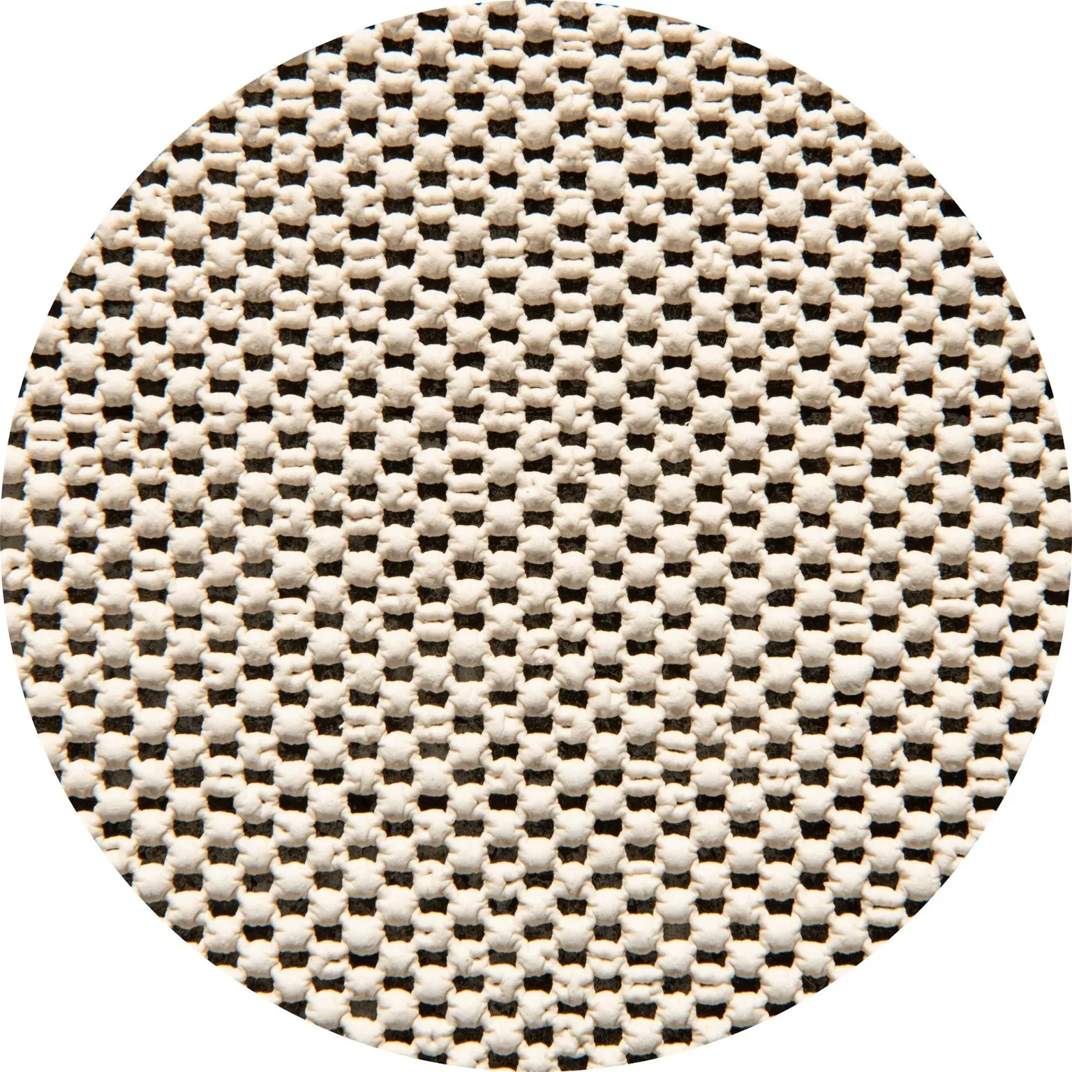8' x 8' Eco Round Area Rug Pad Floor Protection Pad for Under Rugs & Carpet Non-Slip Durable Rubber Underlayment - CIRCLE SHAPE